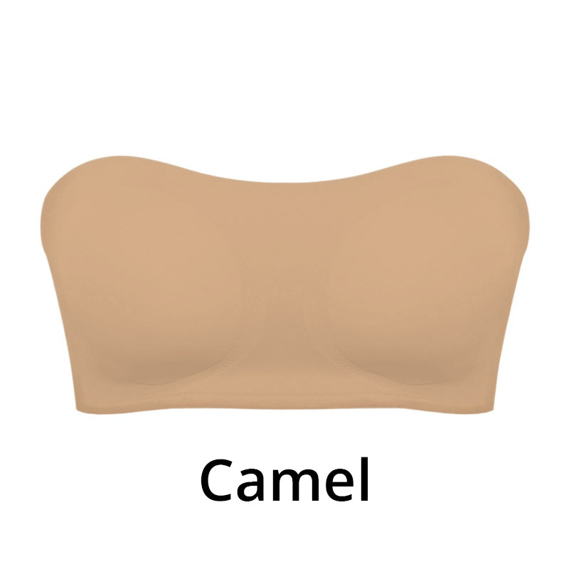 💜 BUY 1 GET 1 FREE 💜 Women's Non-Slip Strapless Wireless Bra with Crossover Side Closure
