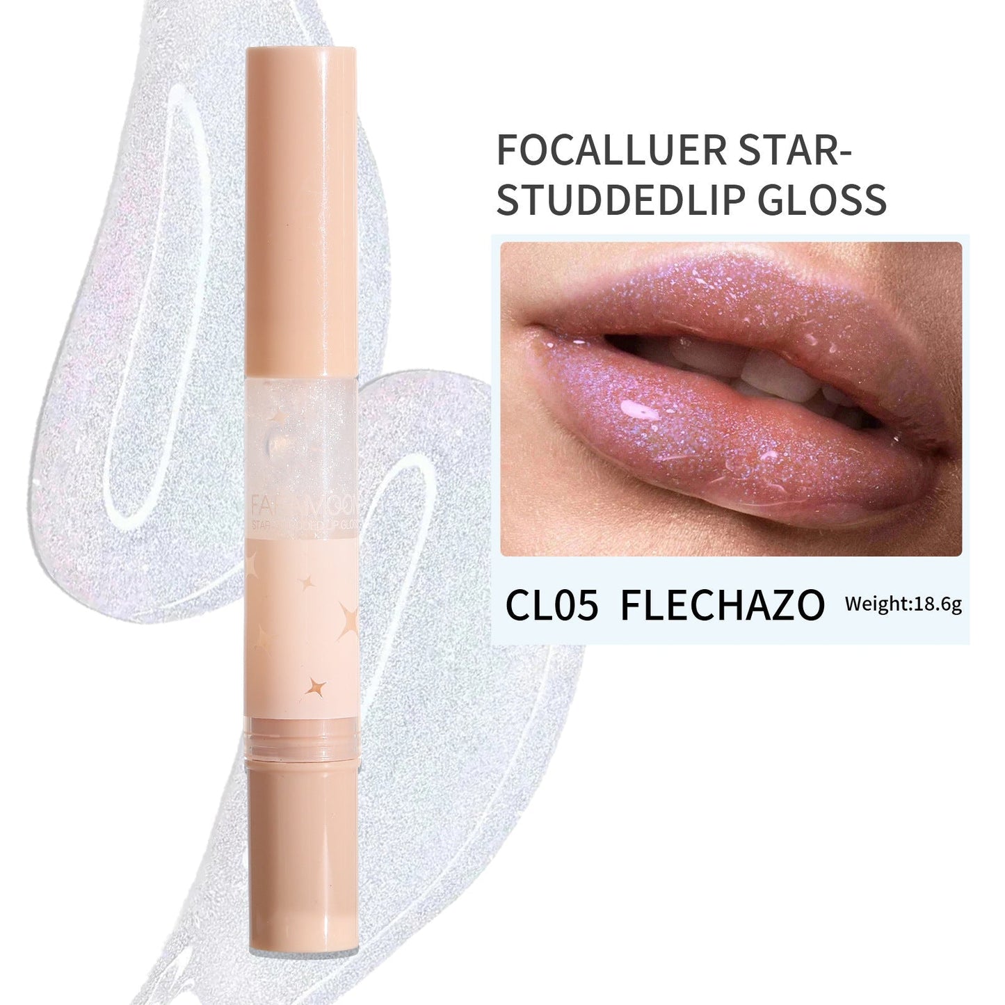 🖤Black Friday Hot Sale🖤Star-Studded Lip Gloss
