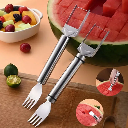 【2 Count】Watermelon Fork Slicer Cutter SlicerTool