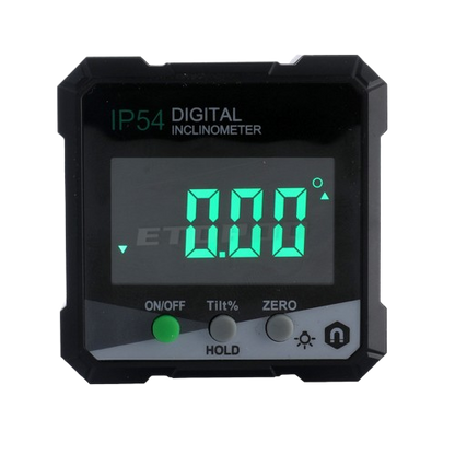 4-Side Magnetic Digital Angle Gauge with Laser