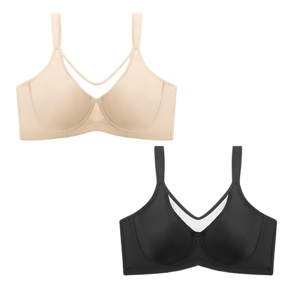 💐Women's Elegant Sheer Full Coverage Plus Size Bra