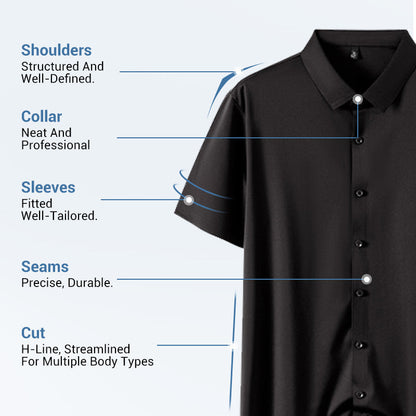 ✨ 50% OFF✨Men's Short Sleeve 4-Way Stretch Shirt