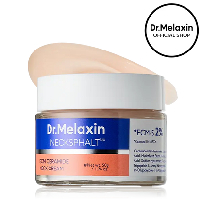 [Dr.Melaxin Official] Necksphalt ECM Neck Barrier Cream | Anti-aging Cream, Firming Wrinkles, Skin Lifting | Korean Cosmetics | 1.7 fl oz (50 ml)
