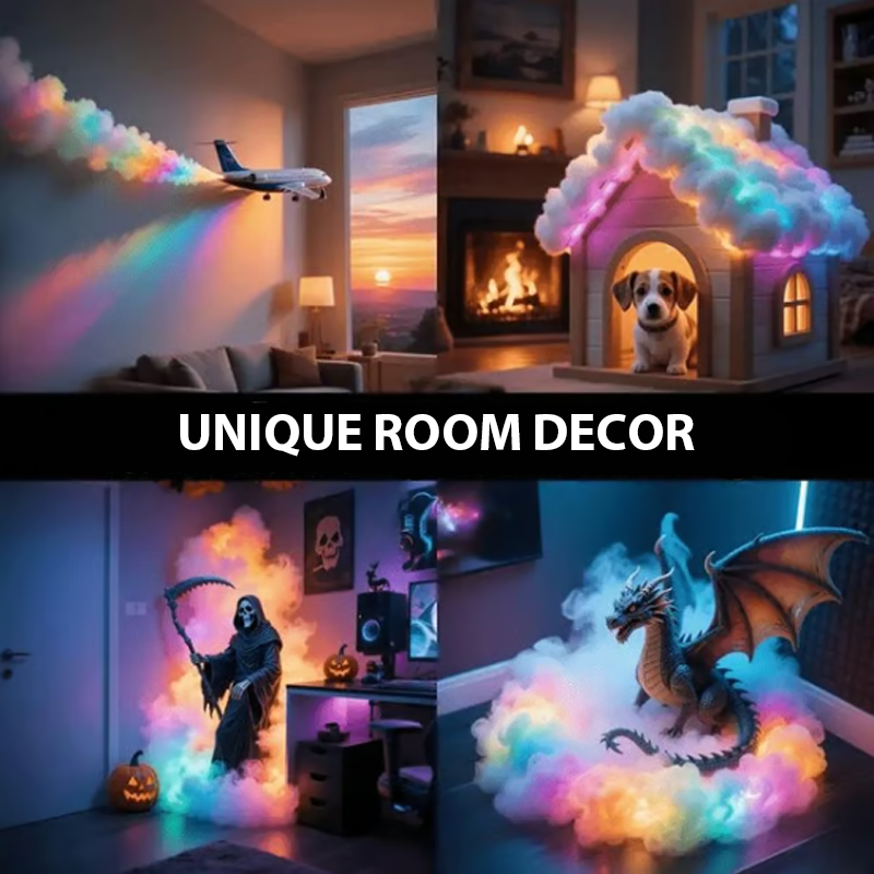 ⏰DIY USB-Powered Thundercloud LED Light Decor🌈☁️