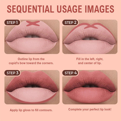 💥Limited-time Crazy Three-Piece Set💥Long-Lasting & Waterproof Matte Lipstick Set