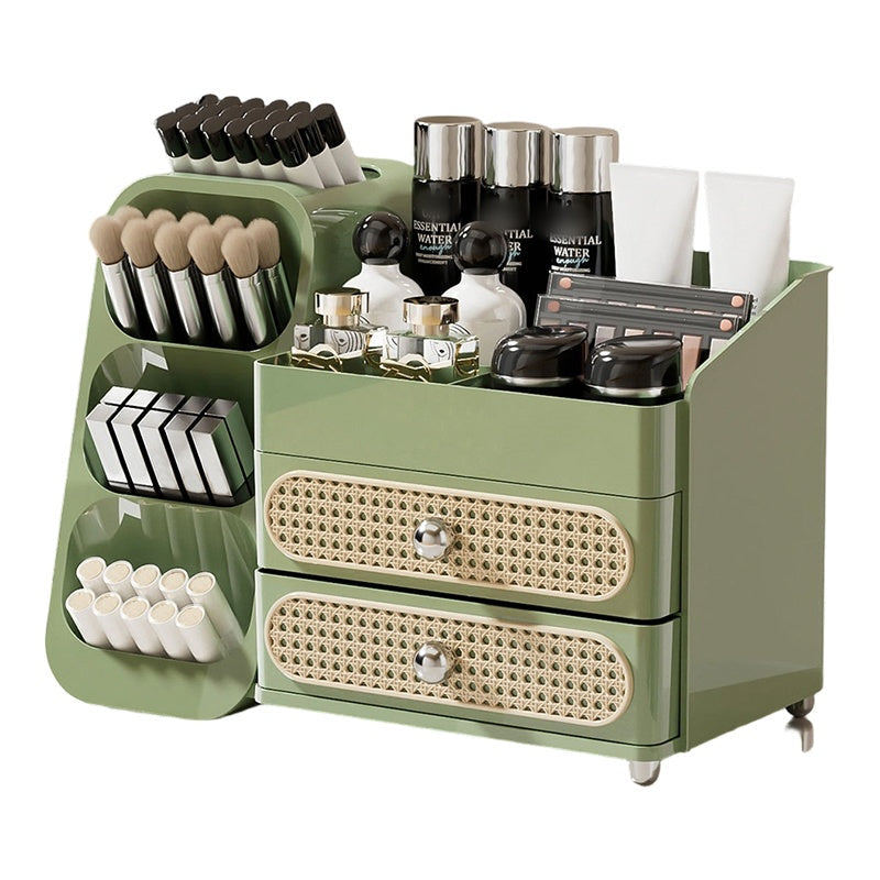 Large Capacity Cosmetic Organizer with Drawers